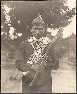 An outdoor portrait of Jim Tubby, Neshoba County and Scott County, Mississippi, 1908. Photograph by Mark Raymond Harrington. Courtesy of the National Museum of the American Indian, Mississippi Choctaw Collection, P12169. An outdoor portrait of Jim Tubby, Neshoba County and Scott County, Mississippi, 1908. Photograph by Mark Raymond Harrington. Courtesy of the National Museum of the American Indian, Mississippi Choctaw Collection, P12169.
