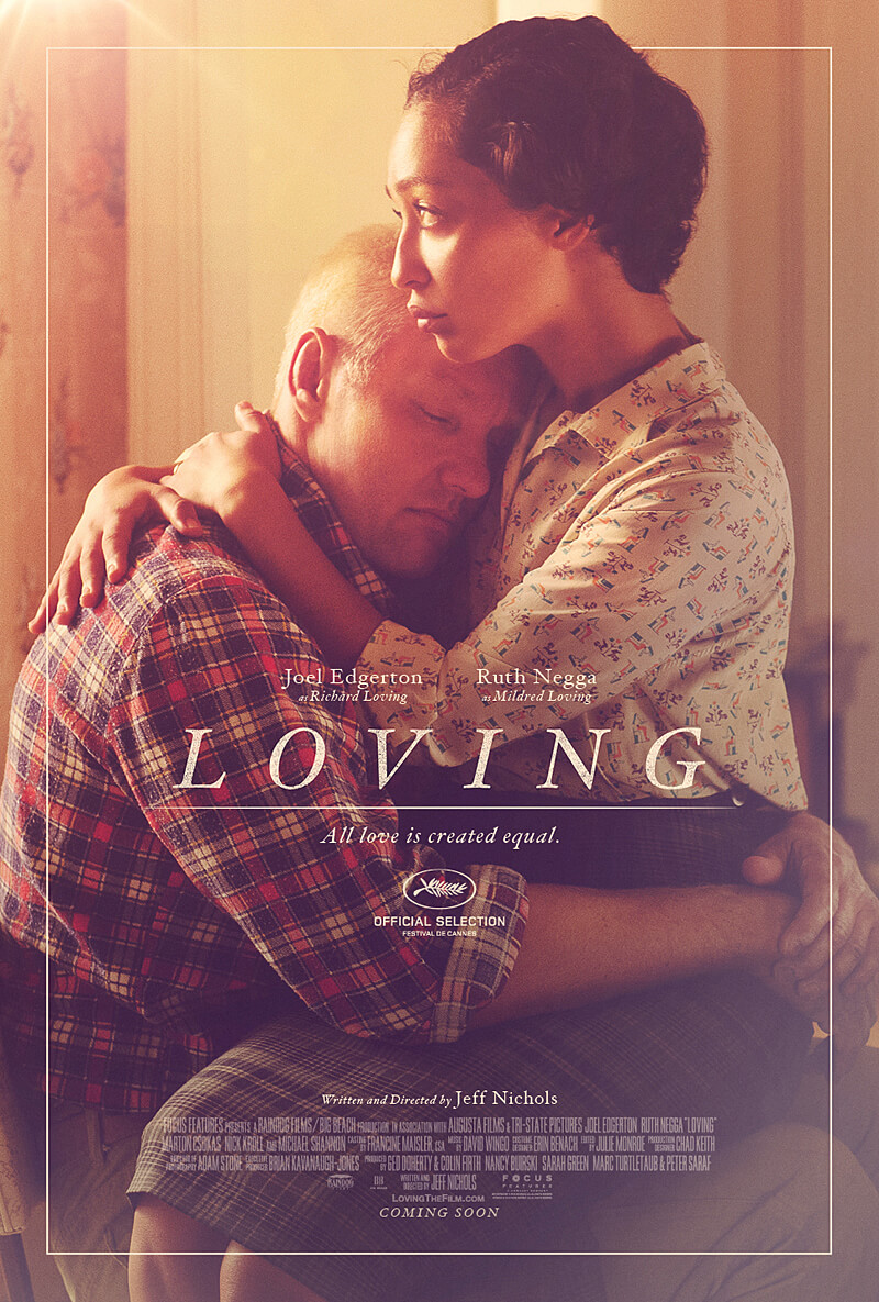 Promotional poster for Loving (2016).