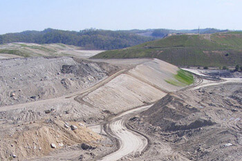 Aerial view of a strip mine on the south-southeast border of Robinson Forest, Kentucky, 2009. Photograph courtesy of Kentucky Heartwood. Aerial view of a strip mine on the south-southeast border of Robinson Forest, Kentucky, 2009. Photograph courtesy of Kentucky Heartwood.
