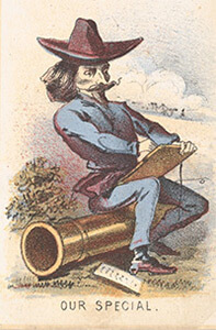 Life in Camp, Part 2: Our Special, 1864. Color lithograph by Winslow Homer. From Louis Prang & Company. Life in Camp, Part 2: Our Special, 1864. Color lithograph by Winslow Homer. From Louis Prang & Company.