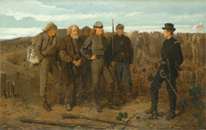 Prisoners from the Front, 1866. Oil on Canvas by Winslow Homer. Metropolitan Museum of Art, Accession Number 22.207. Prisoners from the Front, 1866. Oil on Canvas by Winslow Homer. Metropolitan Museum of Art, Accession Number 22.207.