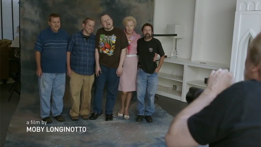 the Joneses in a present-day photographic studio portrait without the grandchildren, Madison County, Mississippi, ca. 2014