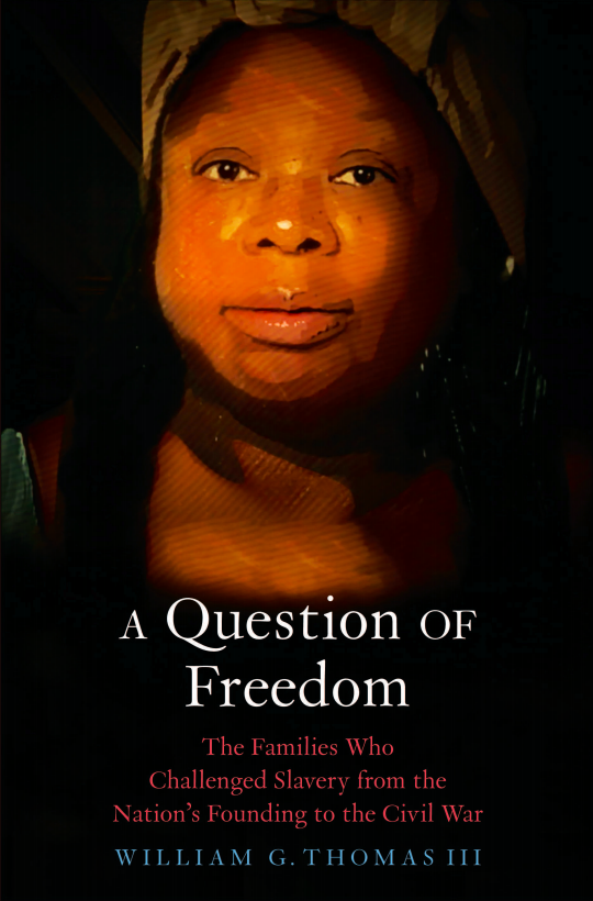 Image of book cover that links to press page for A Question of Freedom.