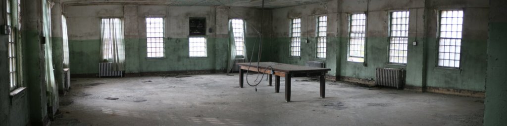 Interior of a room at the Central State Hospital in Milledgeville, Georgia, January 1, 2006