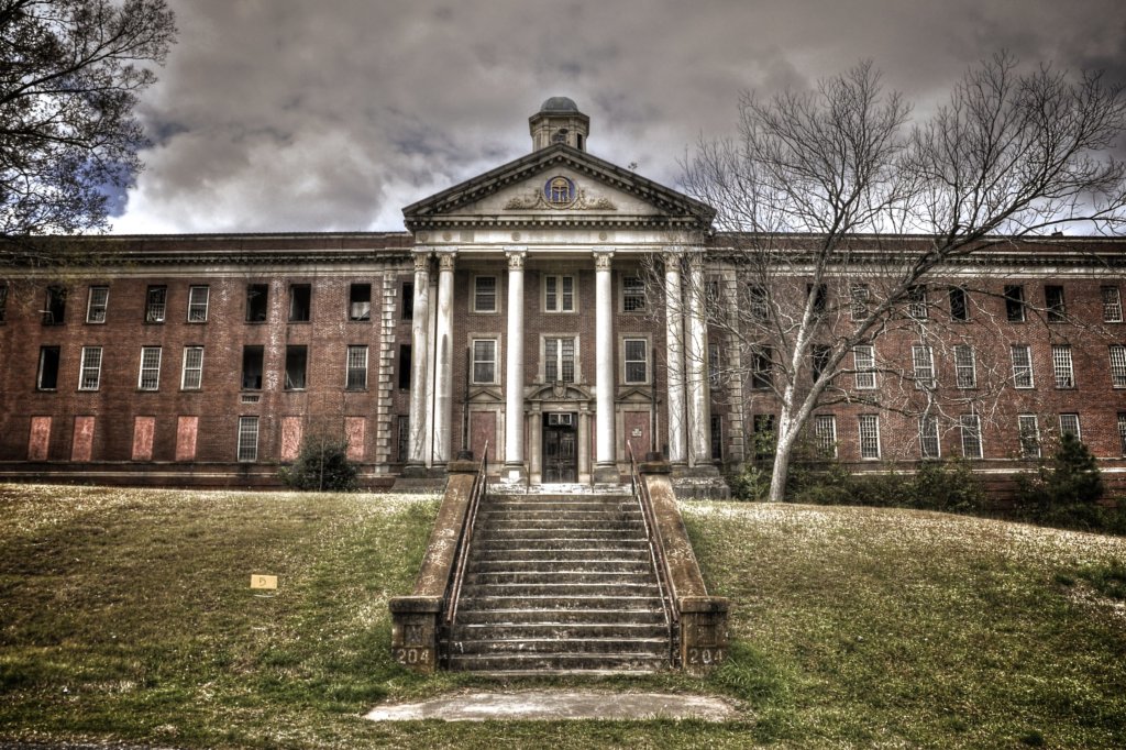 Jones Building of the Central State Hospital in Milledgeville, Georgia, March 26, 2013