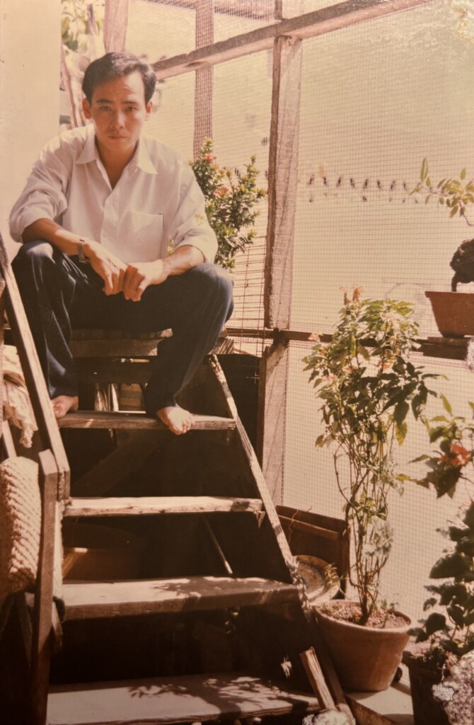 My father, Đỗ Phương Anh Linh, sitting in his family’s Sài Gòn home circa 1994.